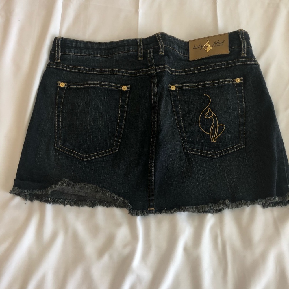 Baby Phat Dark Blue Jeanskirt!